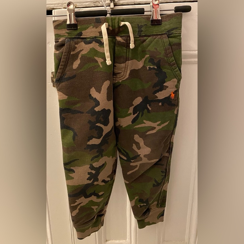 Polo by Ralph Lauren Green Camouflage Kids Joggers